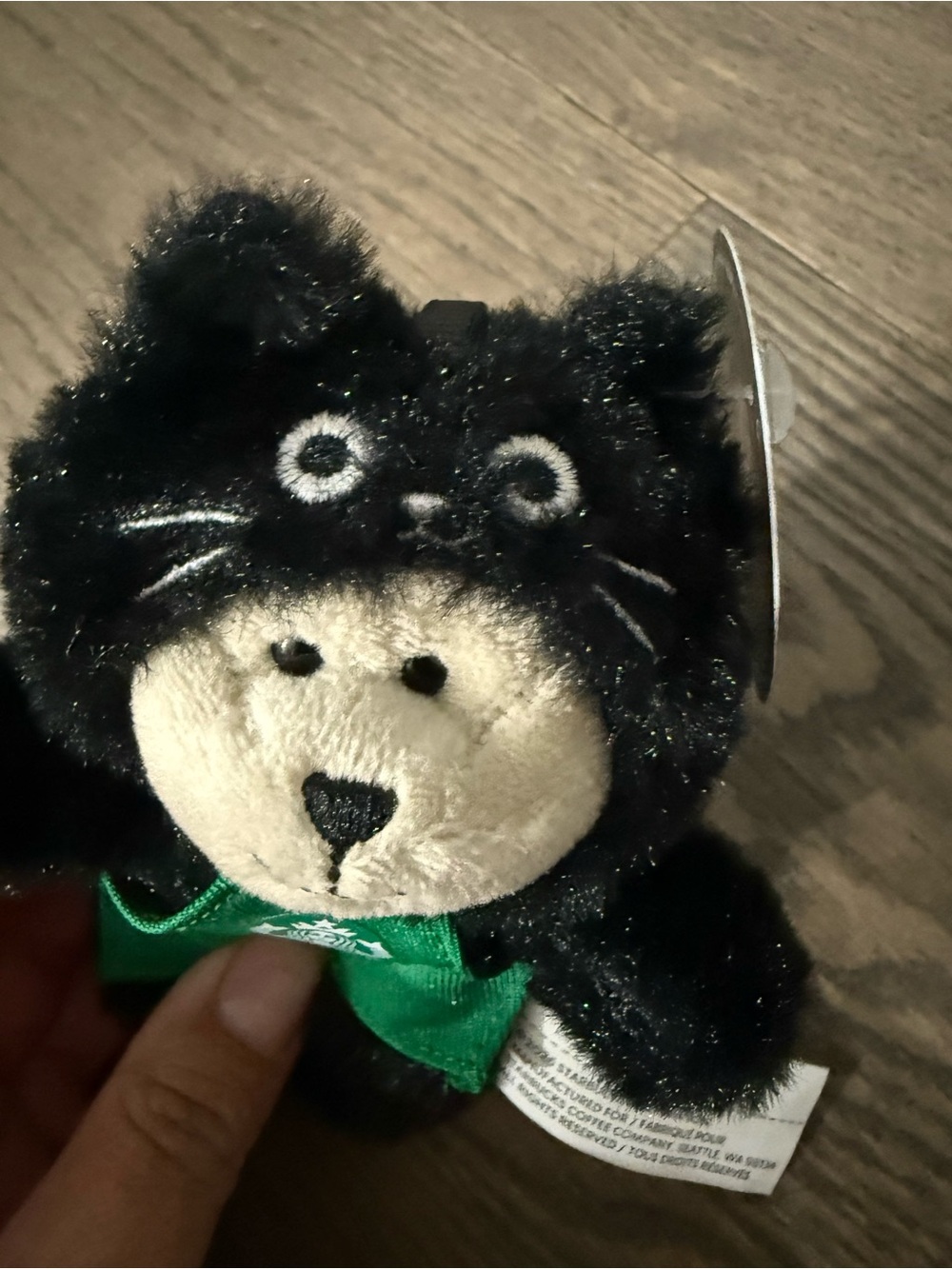 Starbucks Bearista in a Cat suit Plush Keychain - Picture 2 of 3